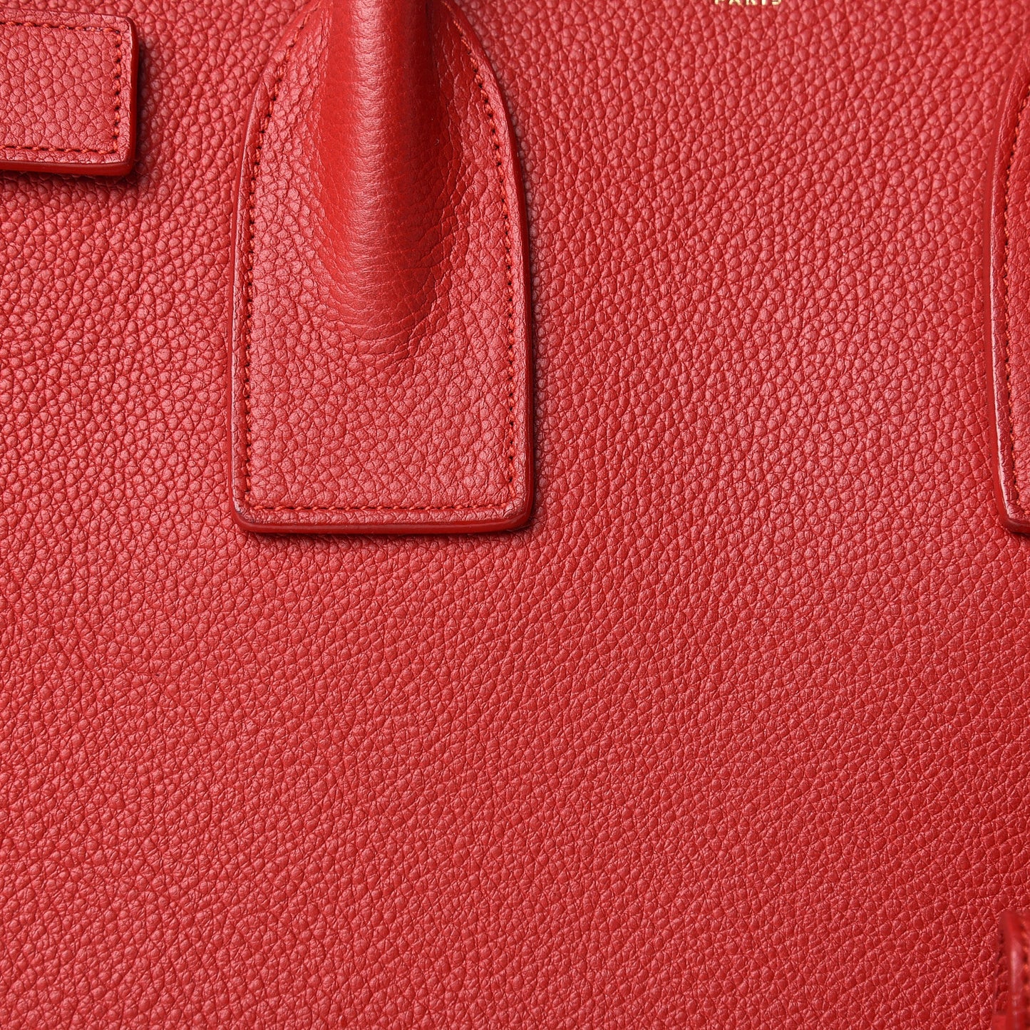 Grained Calfskin Sac De Jour Lipstick Red