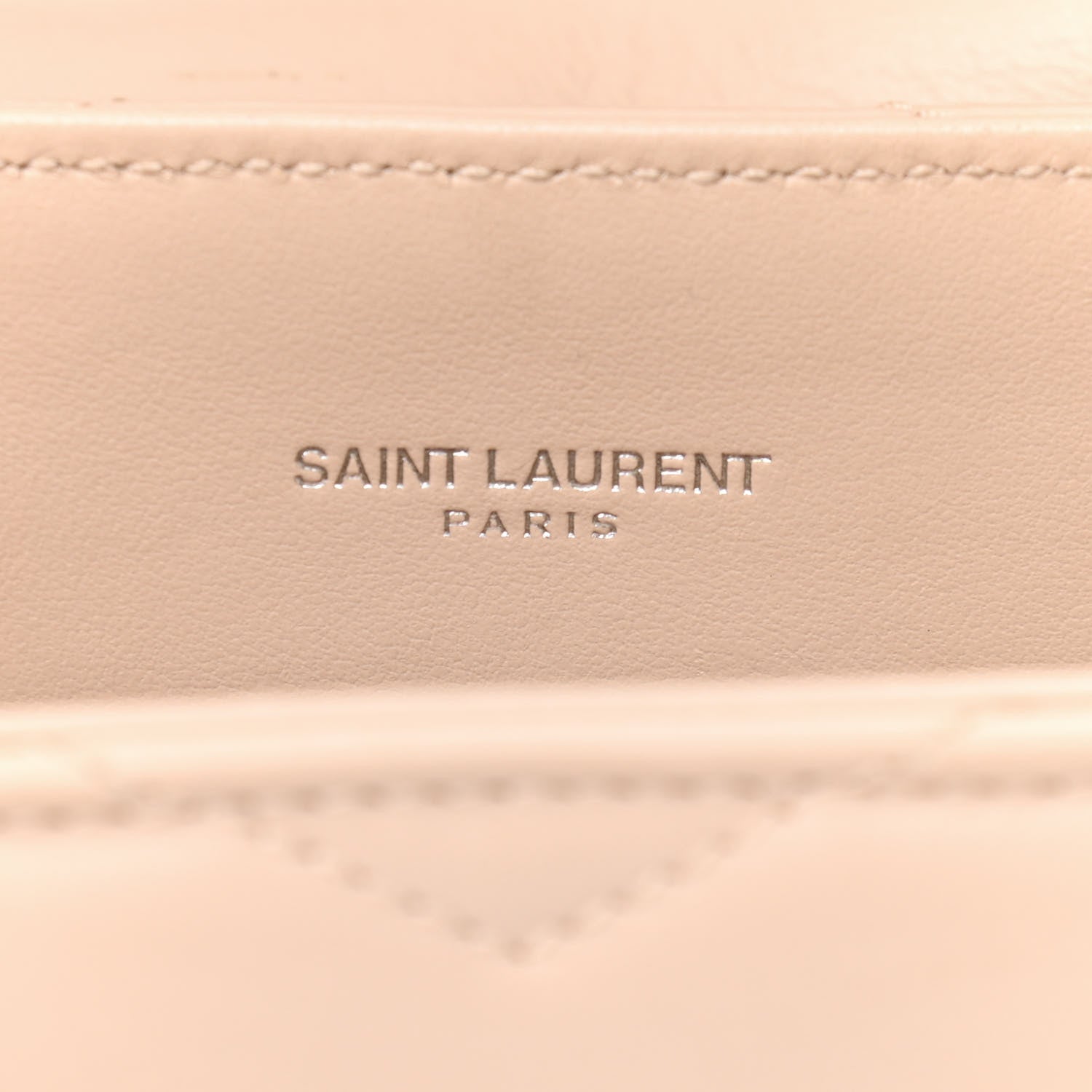 Saint Laurent Calfskin Y Quilted Monogram Medium Loulou Chain Satchel Rose Antic 6 of 16