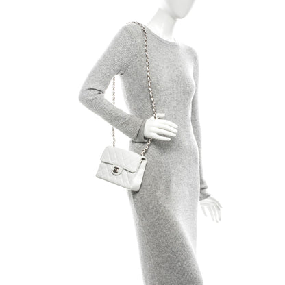 Chanel Caviar Quilted Mini Square Flap White 2 of 7
