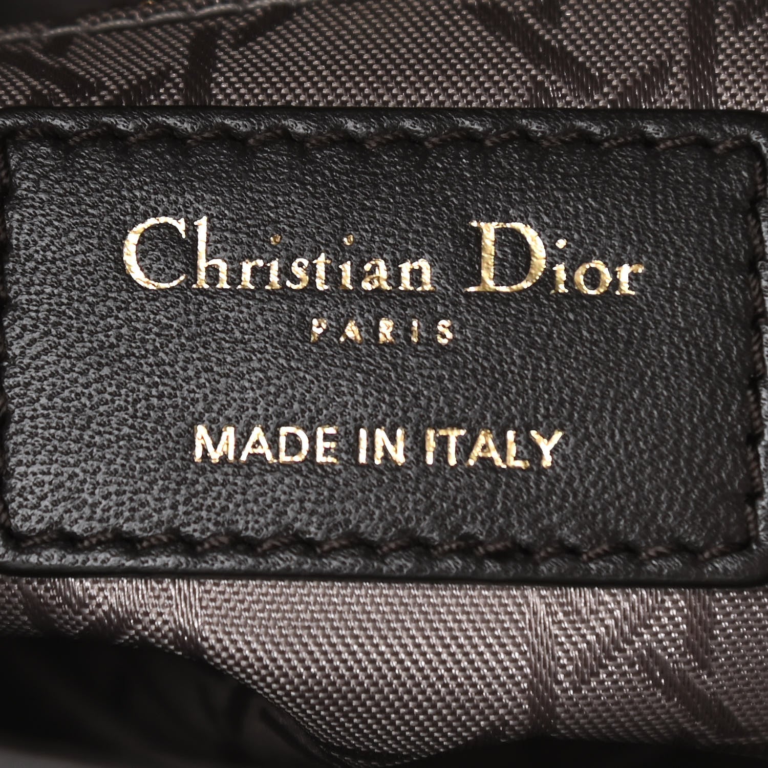 Christian Dior Lambskin Cannage Small Lucky Badges My Lady Dior Dark Grey 6 of 11