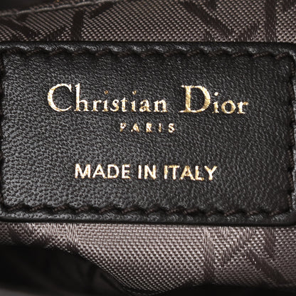 Christian Dior Lambskin Cannage Small Lucky Badges My Lady Dior Dark Grey 6 of 11