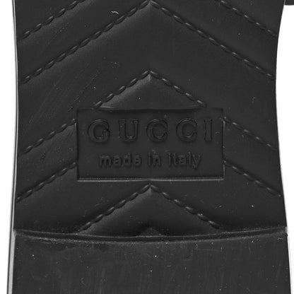 Gucci Rubber Womens Slide Sandals 38 Black 6 of 8