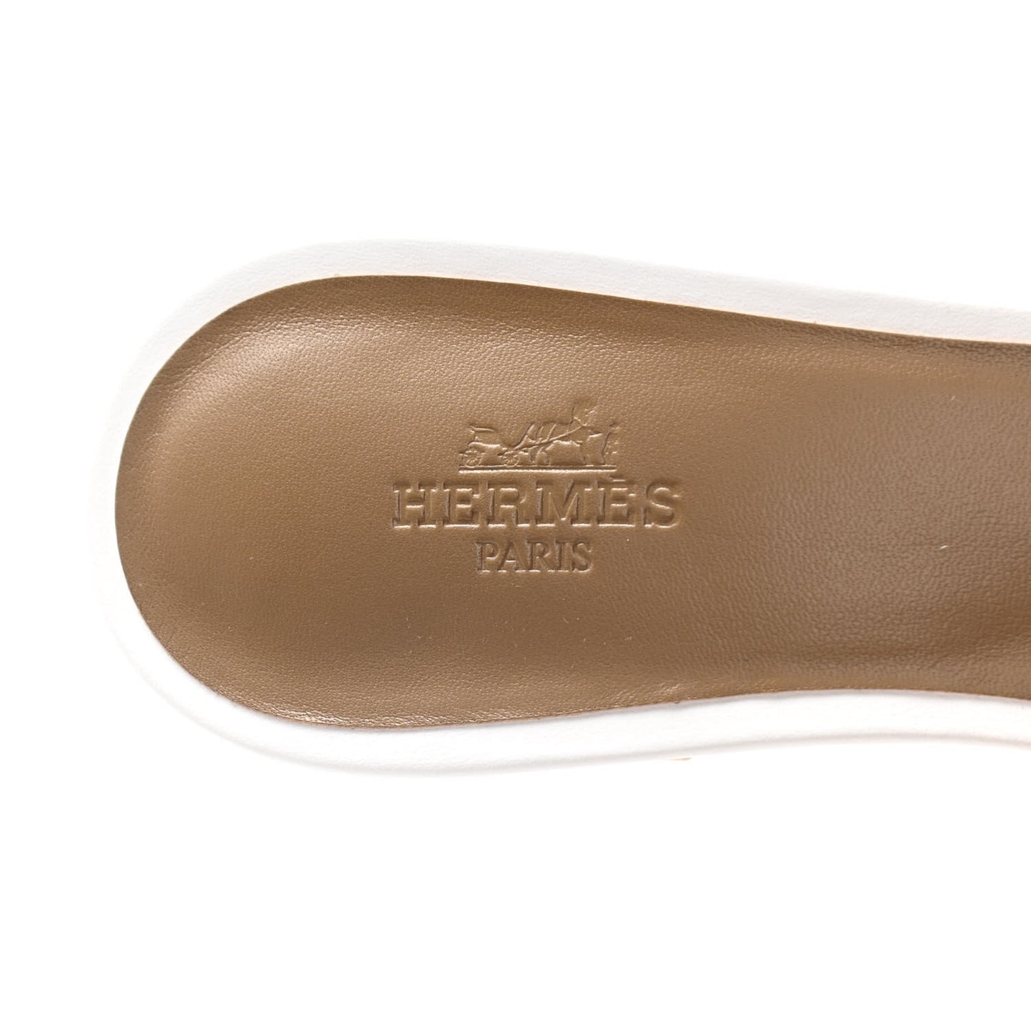 Calfskin Oasis Sandals 37 White