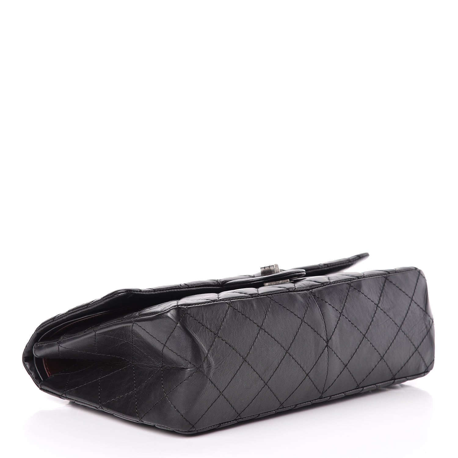 Chanel Aged Calfskin Quilted 2.55 Reissue 227 Flap Black 4 of 11