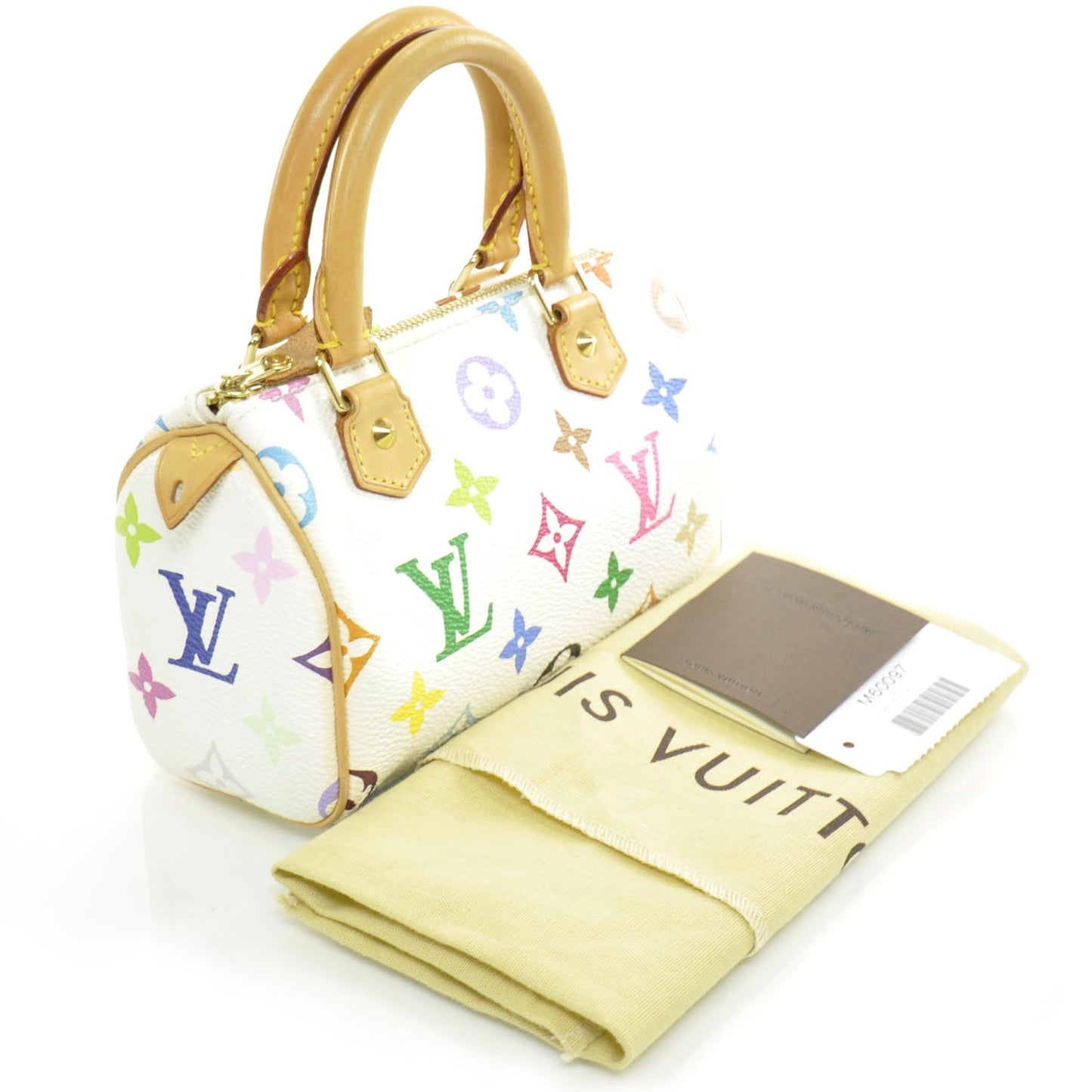Monogram Multicolor Mini Sac HL Speedy White