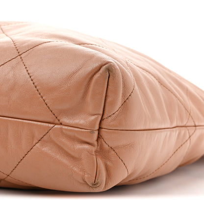 Chanel Shiny Calfskin Quilted Chanel 22 Beige 11 of 14