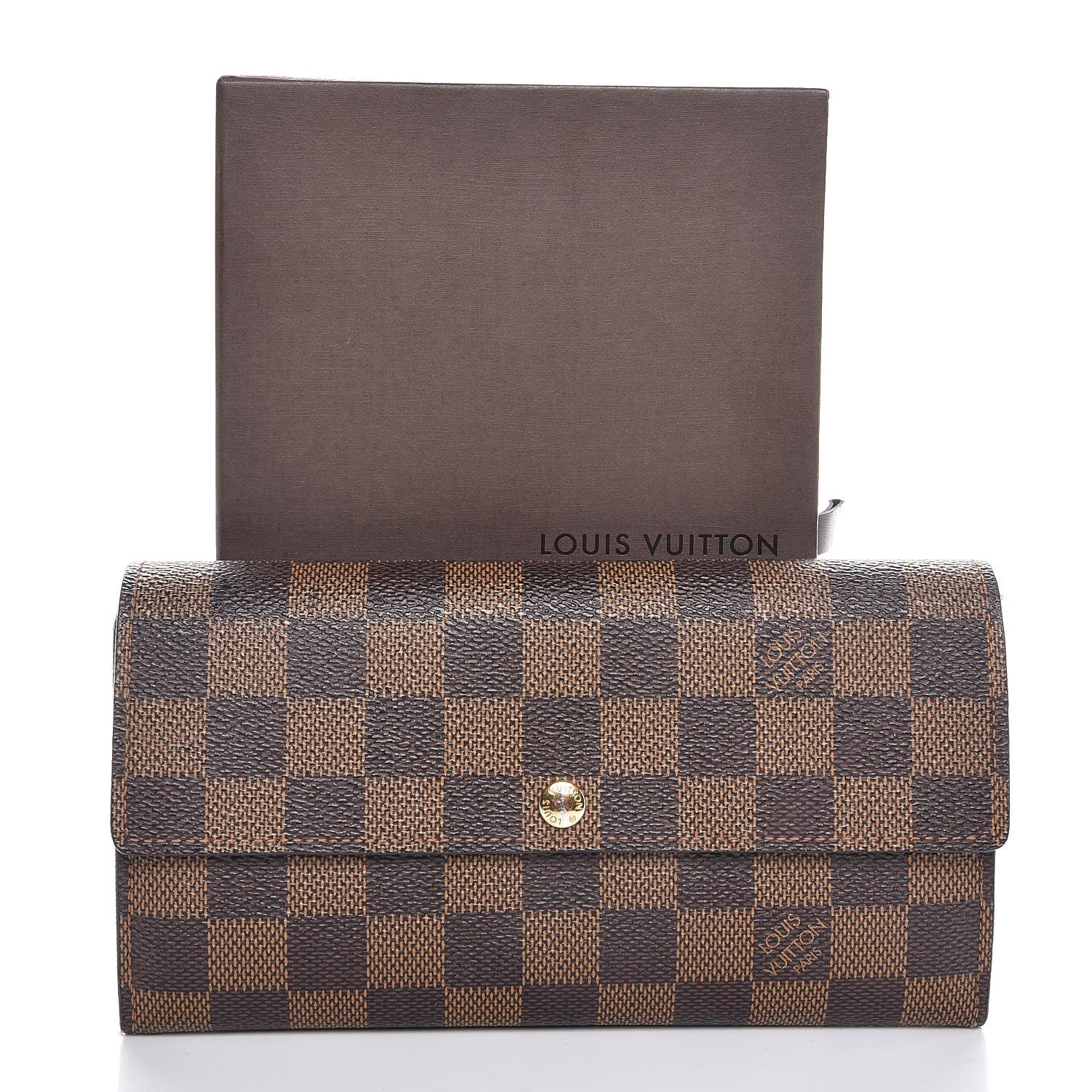 Louis Vuitton Damier Ebene Sarah Wallet 8 of 8