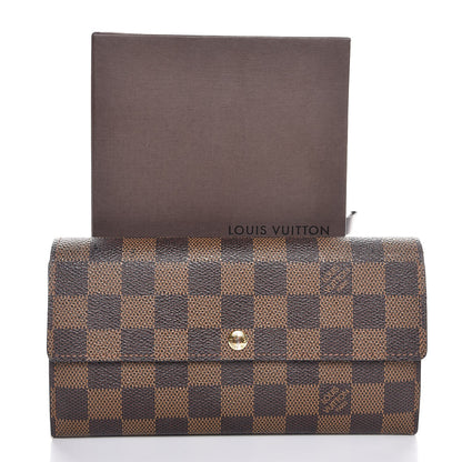 Louis Vuitton Damier Ebene Sarah Wallet 8 of 8