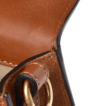 Chloe Calfskin Suede Small Nile Bracelet Bag Caramel 10 of 11