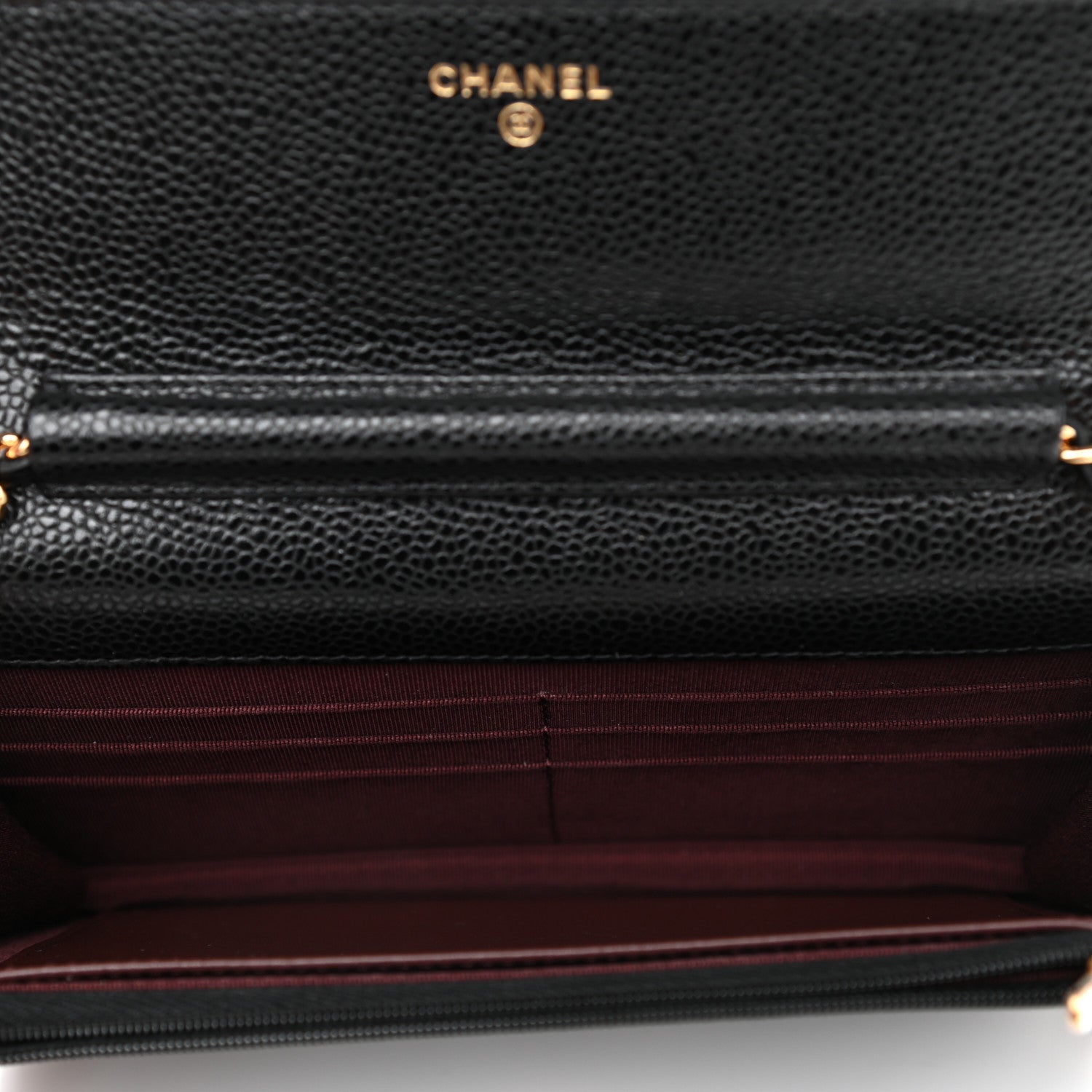 Chanel Caviar Quilted Wallet On Chain WOC Black 5 of 11