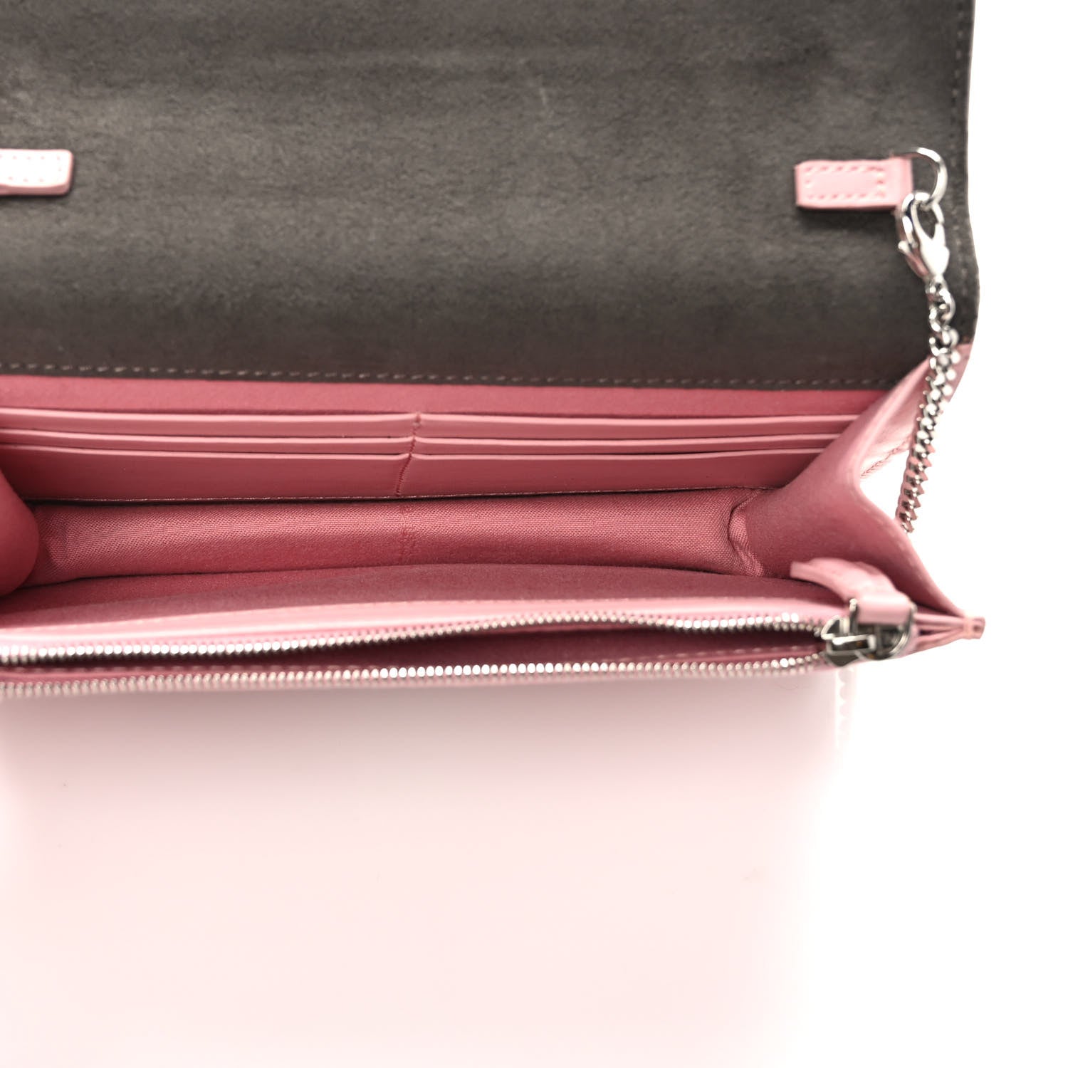 Fendi Vitello Century Hypnoteyes Tube Wallet On Chain Bubblegum 4 of 10