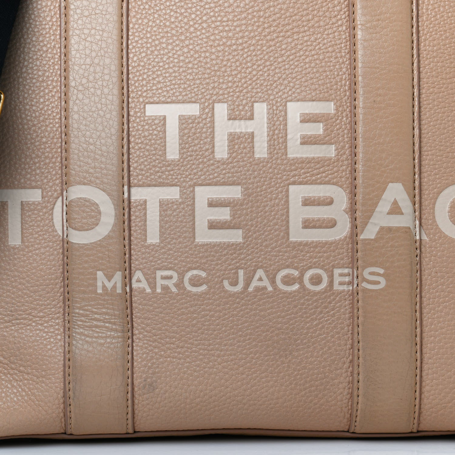 Marc Jacobs Grained Calfskin Medium The Tote Bag Twine 8 of 10