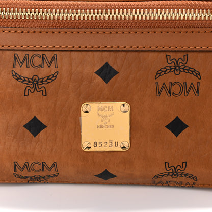 MCM Visetos Small Fusten Belt Bag Cognac 9 of 9
