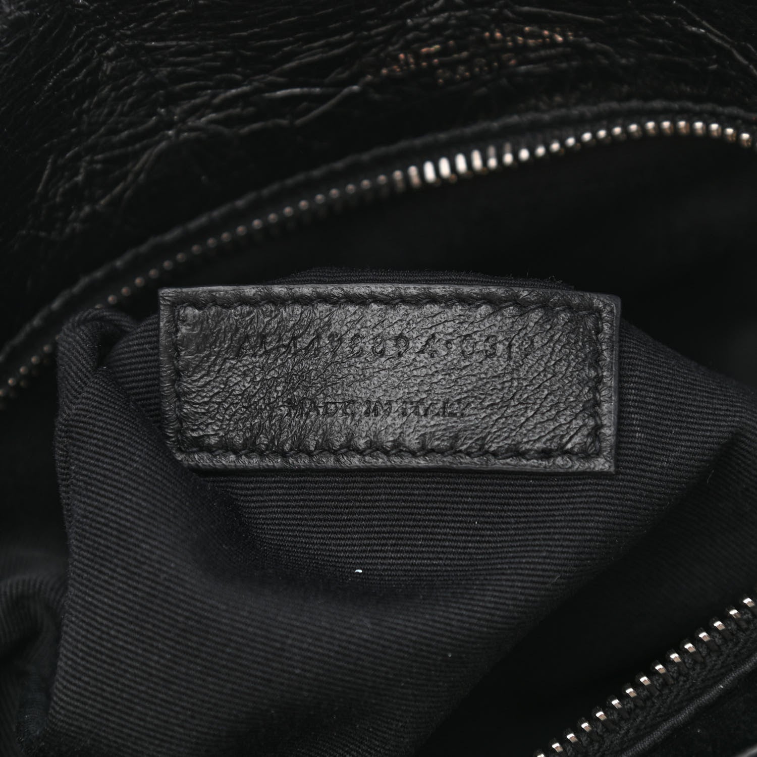 Saint Laurent Crinkled Calfskin Matelasse Monogram Medium Niki Chain Satchel Black 7 of 10