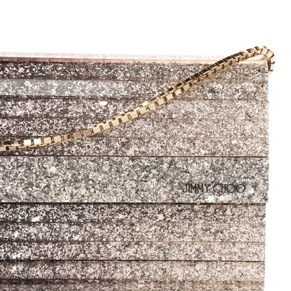 Jimmy Choo Acrylic Glitter Degrade Clutch Black Champagne 10 of 10