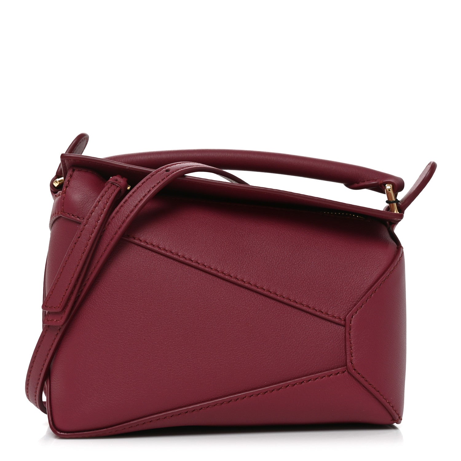 Loewe Calfskin Mini Puzzle Edge Bag Crimson 1 of 9
