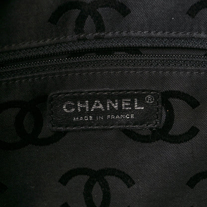 Chanel Calfskin Quilted Large Cambon Tote Beige Black 6 of 11