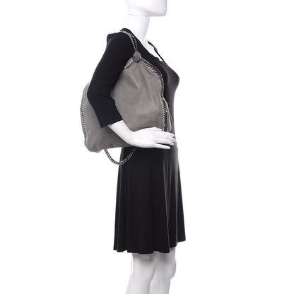Stella McCartney Shaggy Deer Falabella Fold Over Tote Grey 3 of 10