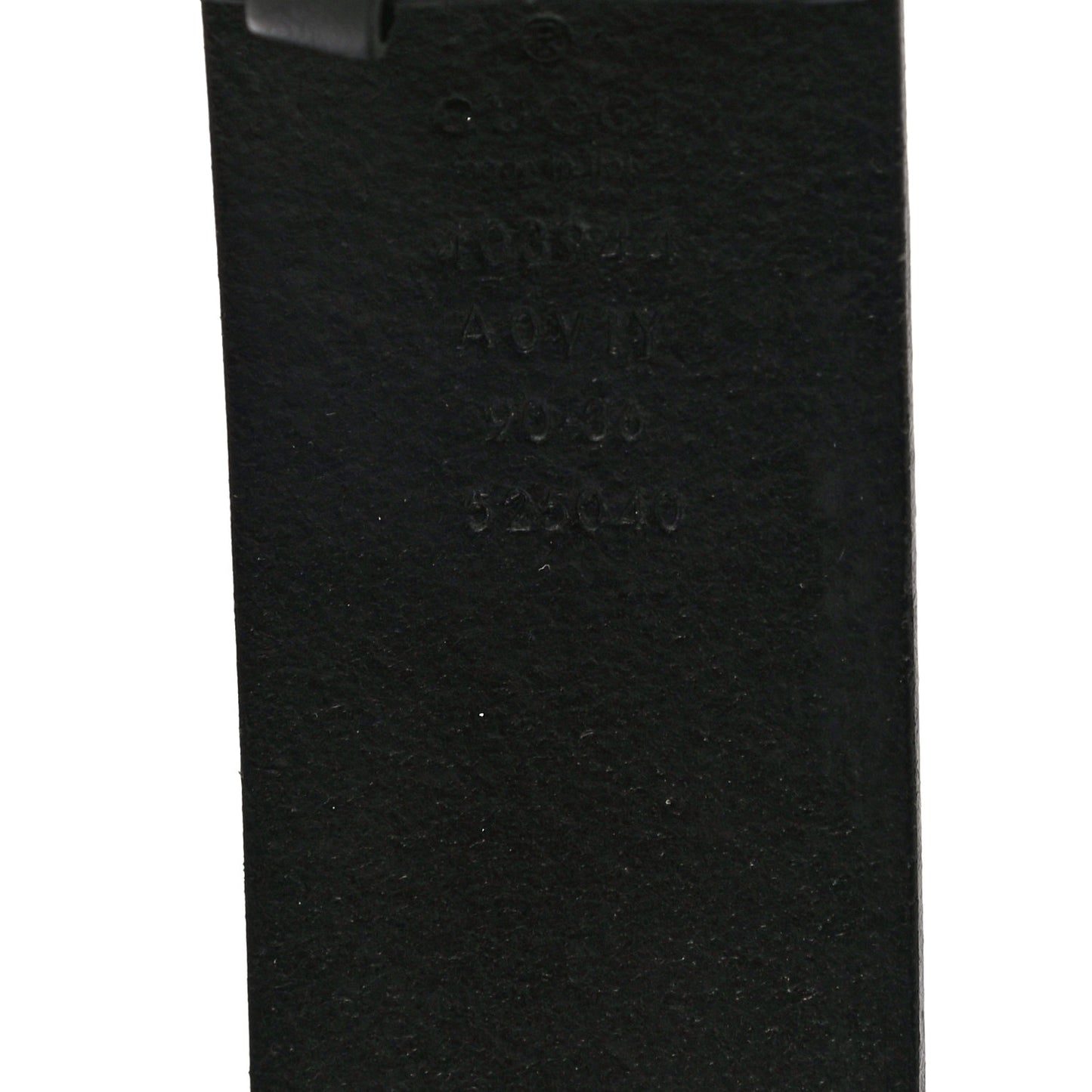 Guccissima Square G Belt 90 36 Black