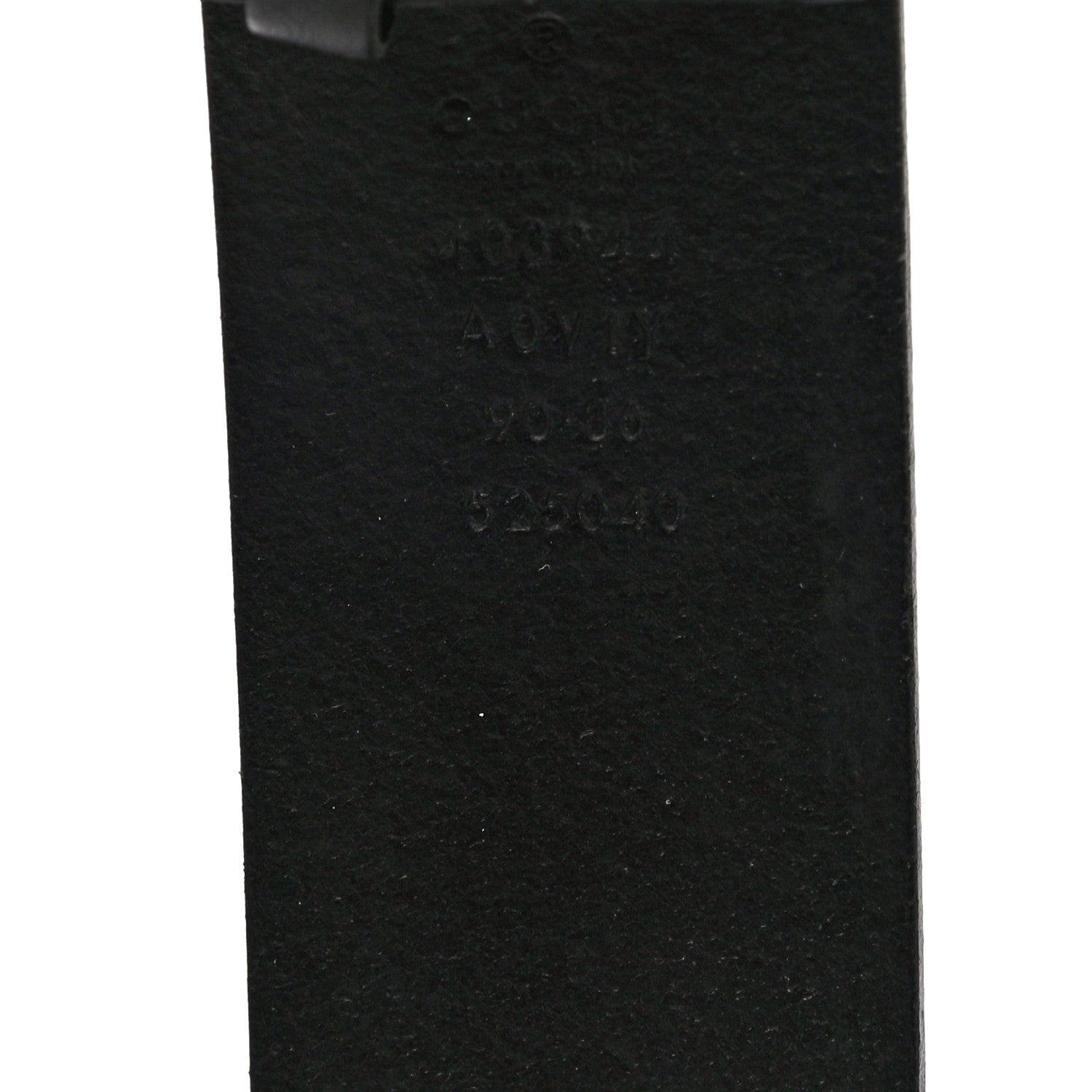 Gucci Guccissima Square G Belt 90 36 Black 4 of 10
