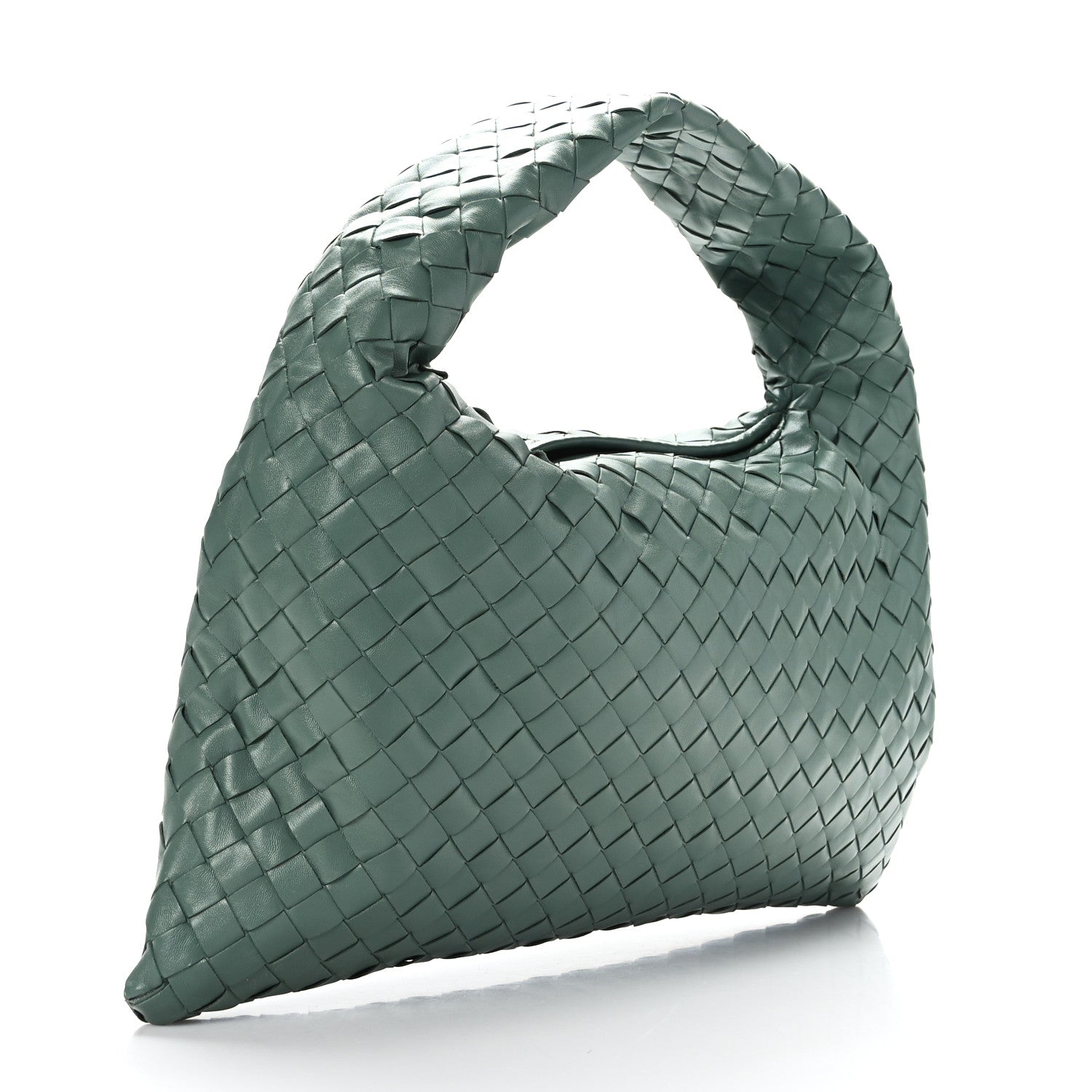 Bottega Veneta Calfskin Intrecciato Small Hop Aloe 3 of 8