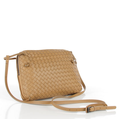 Bottega Veneta Nappa Intrecciato Pillow Crossbody Messenger Camel 3 of 14