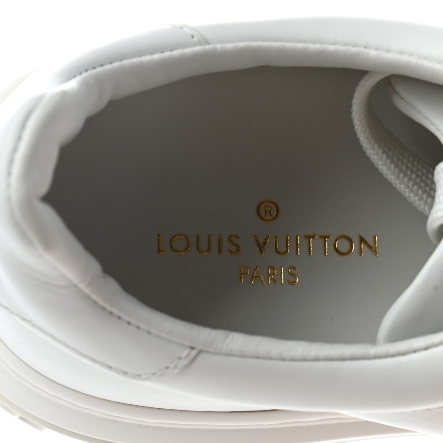 Monogram Time Out Sneakers 39.5 White Gold