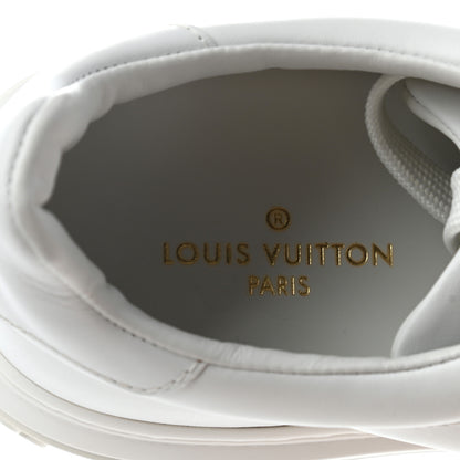 Louis Vuitton Monogram Time Out Sneakers 39.5 White Gold 7 of 8