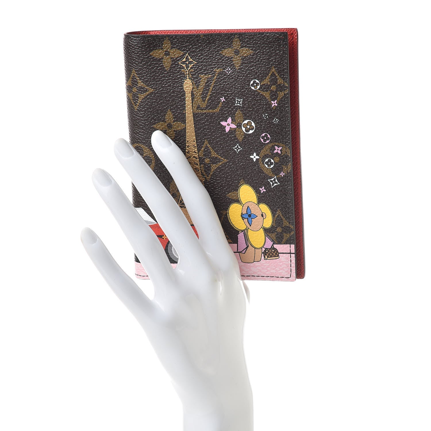 Louis Vuitton Monogram 2019 Christmas Animation Passport Cover Rouge 2 of 8