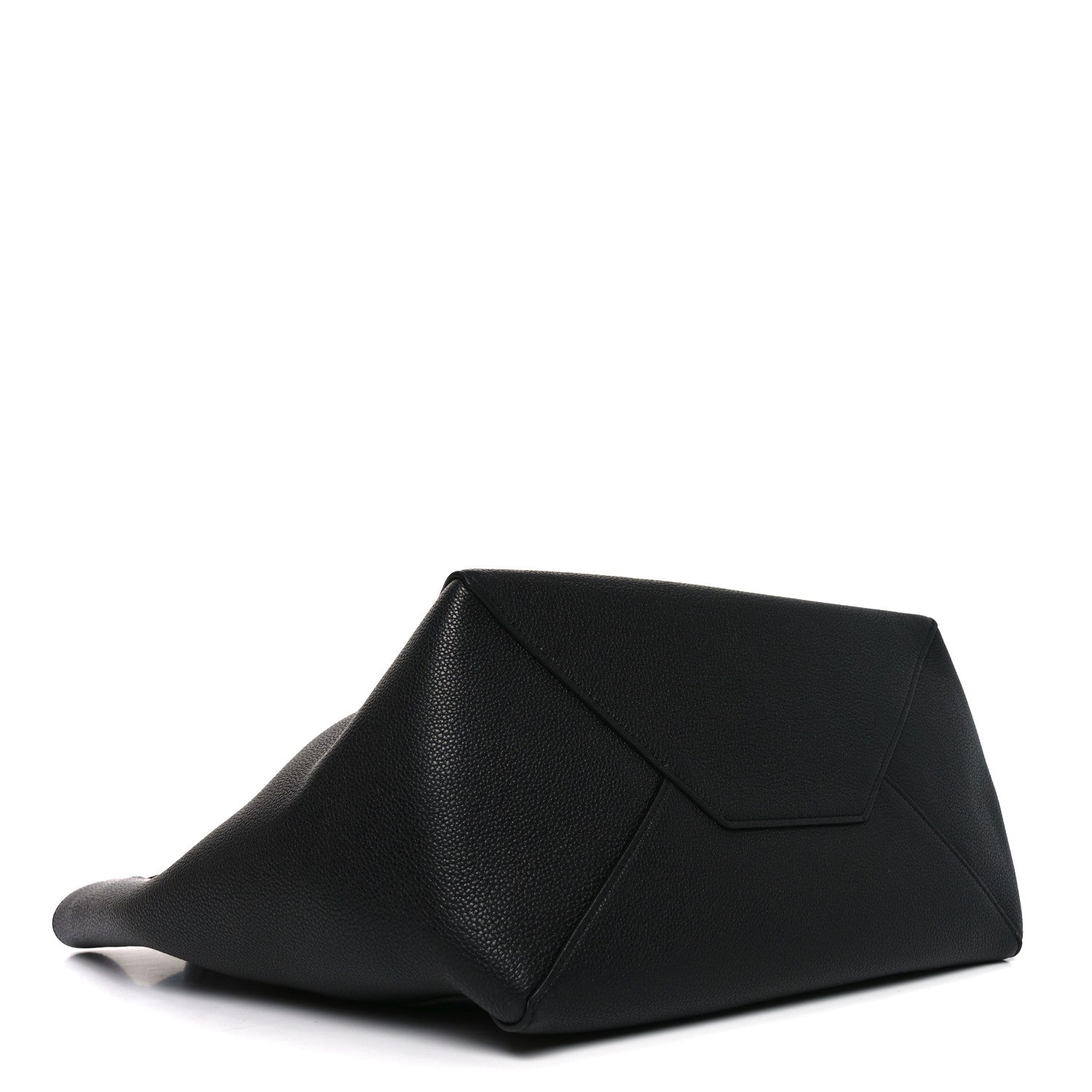 Celine Soft Grained Calfskin Small Belt Cabas Phantom Black 4 of 9