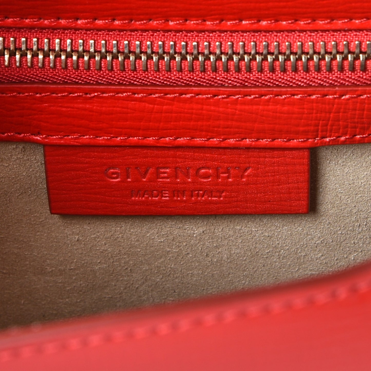 Textured Calfskin Mini Pandora Box Crossbody Bag Red