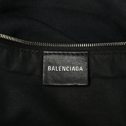 Balenciaga Coated Canvas BB Monogram Medium Signature Camera Bag Black Grey 6 of 13