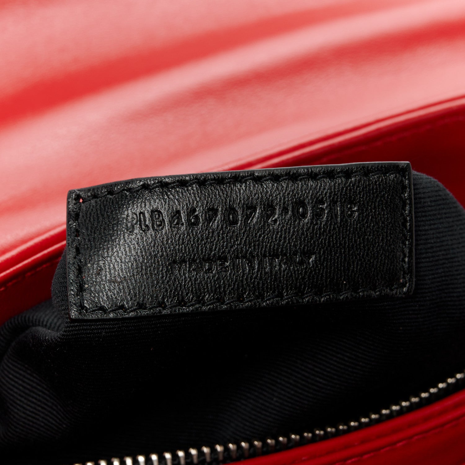 Saint Laurent Calfskin Y Quilted Monogram Toy Loulou Crossbody Bag Rouge Eros 8 of 11