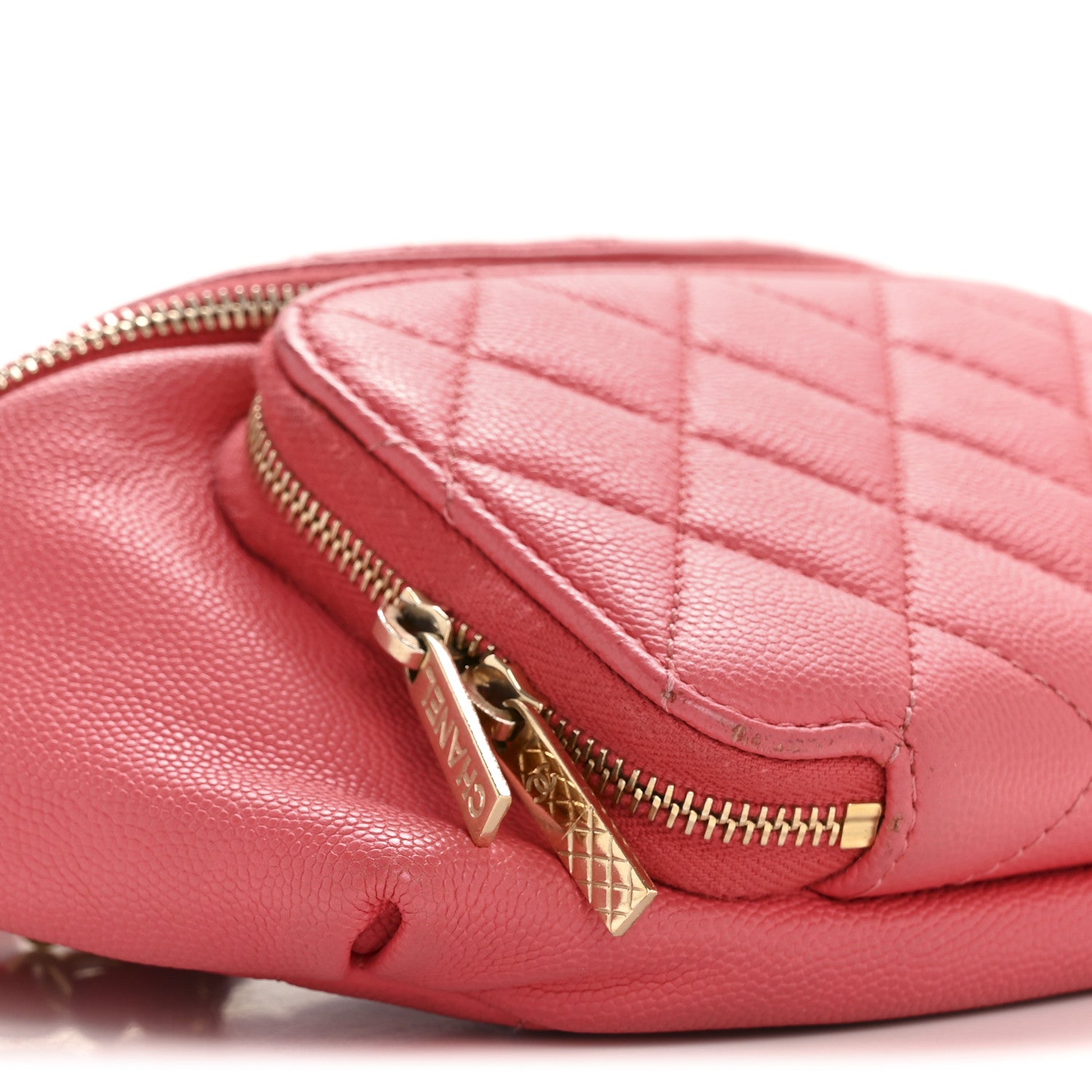 Chanel Caviar Quilted Business Affinity Waist Belt Bag Pink 9 of 14