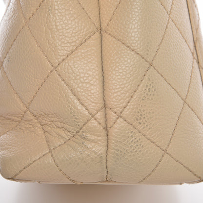 Chanel Caviar Quilted Jumbo Kelly Flap Beige Clair 19 of 19