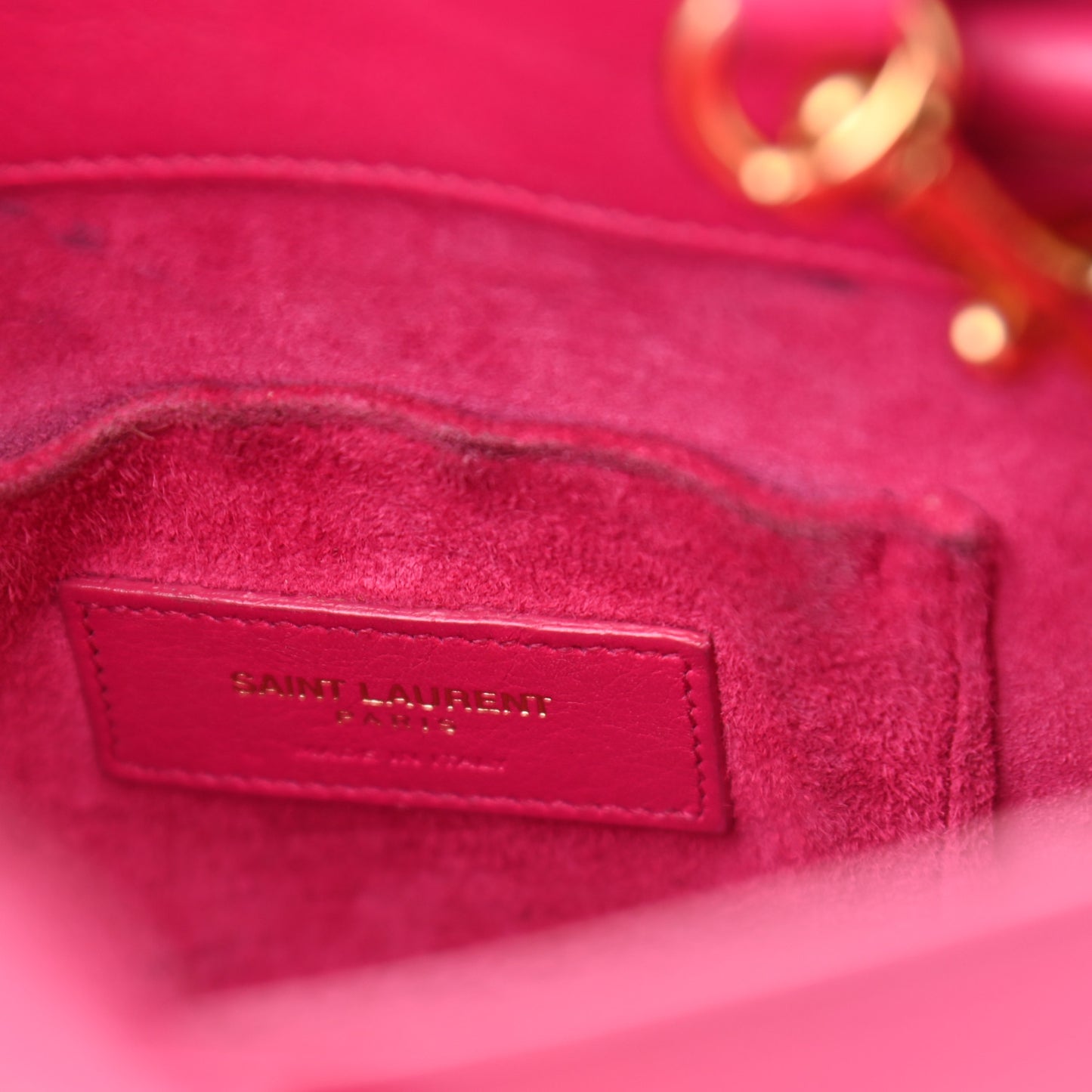 Calfskin Nano Sac De Jour Lipstick Fuchsia