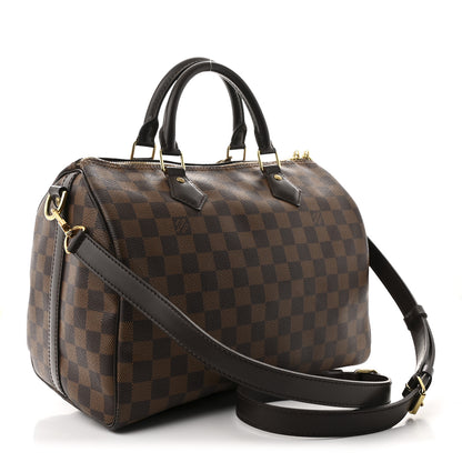 Louis Vuitton Damier Ebene Speedy Bandouliere 30 2 of 8