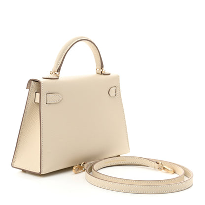 Hermes Epsom Mini Kelly Sellier 20 Craie 3 of 11