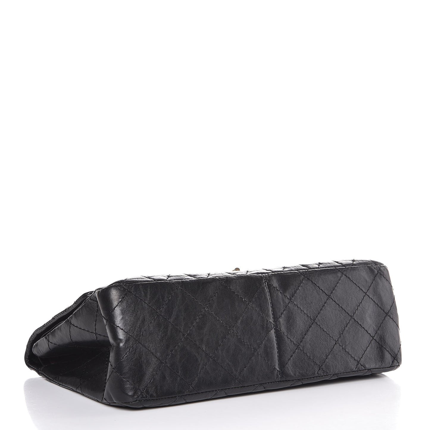 Aged Calfskin Quilted 2.55 Reissue 226 Flap Black