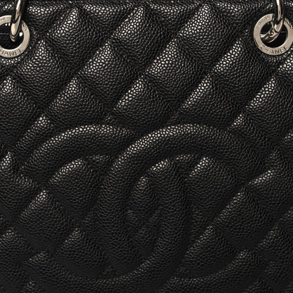 Chanel Caviar Quilted Grand Shopping Tote GST Black 9 of 11