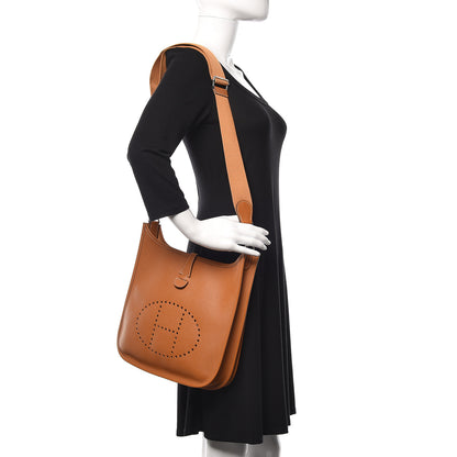 Hermes Epsom Evelyne III PM Toffee 2 of 10