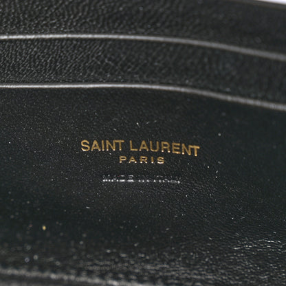 Saint Laurent Grain De Poudre Matelasse Monogram Mini Lou Camera Bag Dark Beige 6 of 12