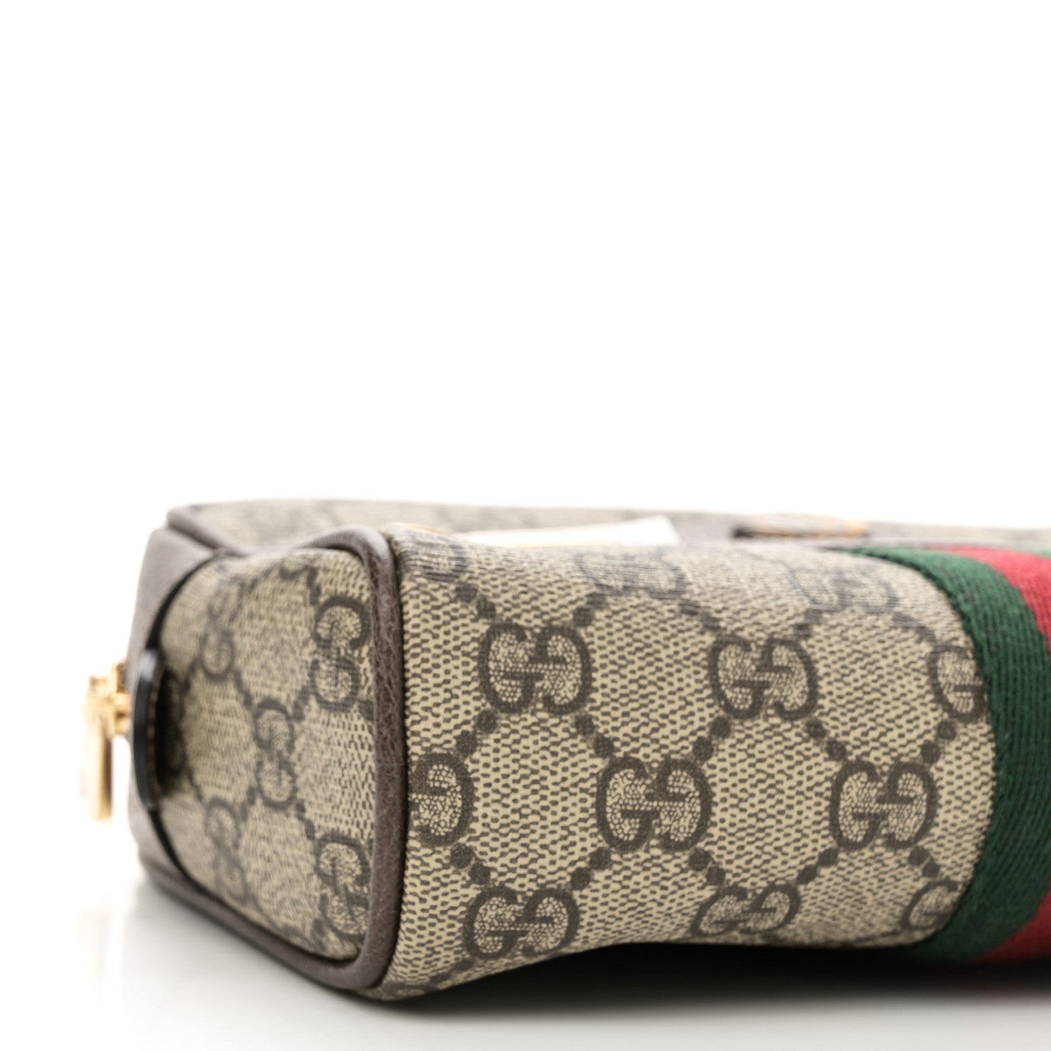 Gucci GG Supreme Monogram Web Small Ophidia Belt Bag 95 38 Dark Brown 9 of 10