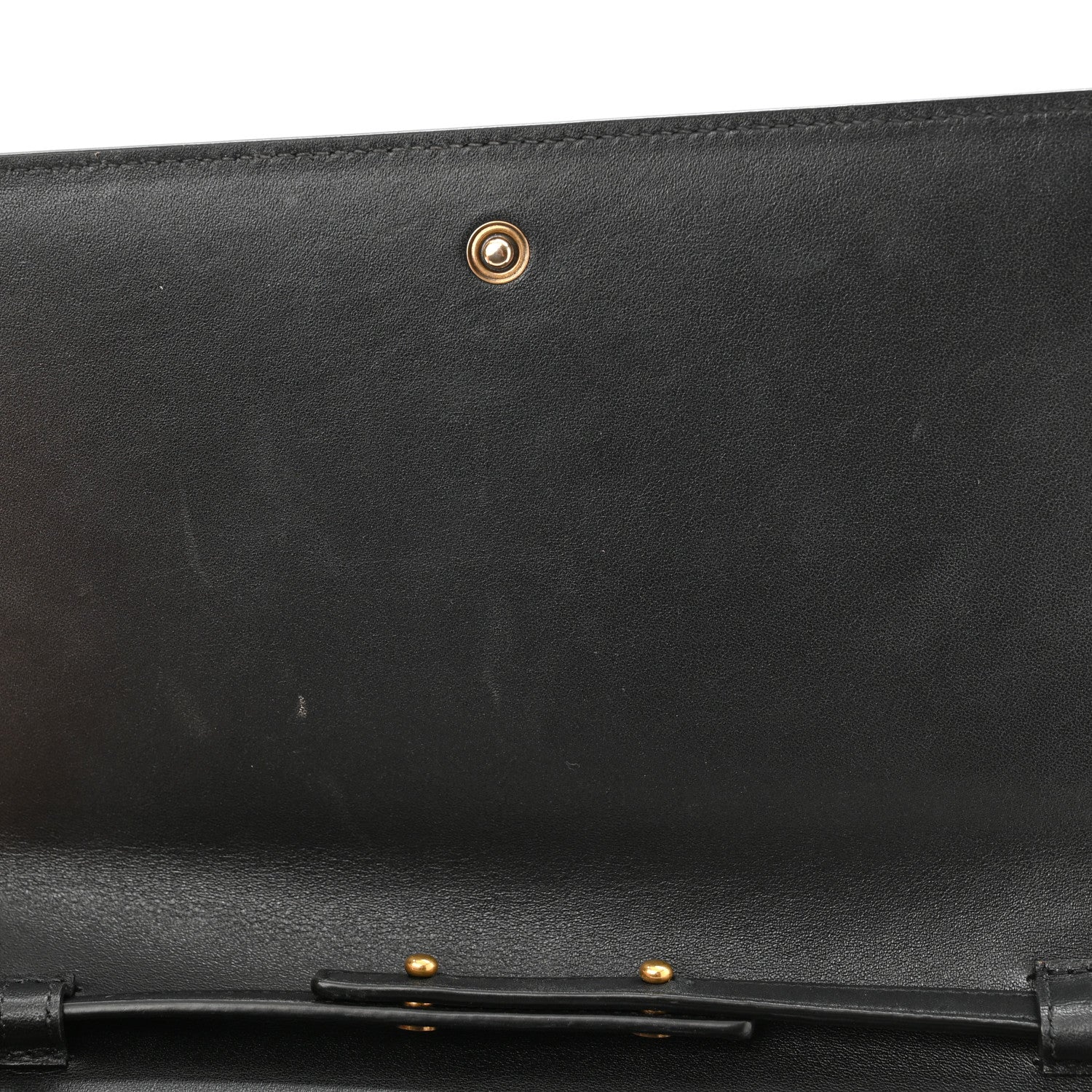 Saint Laurent Patent Monogram Chain Wallet Tortoiseshell 10 of 11