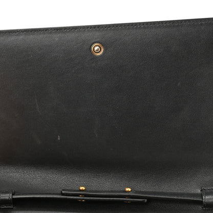 Saint Laurent Patent Monogram Chain Wallet Tortoiseshell 10 of 11