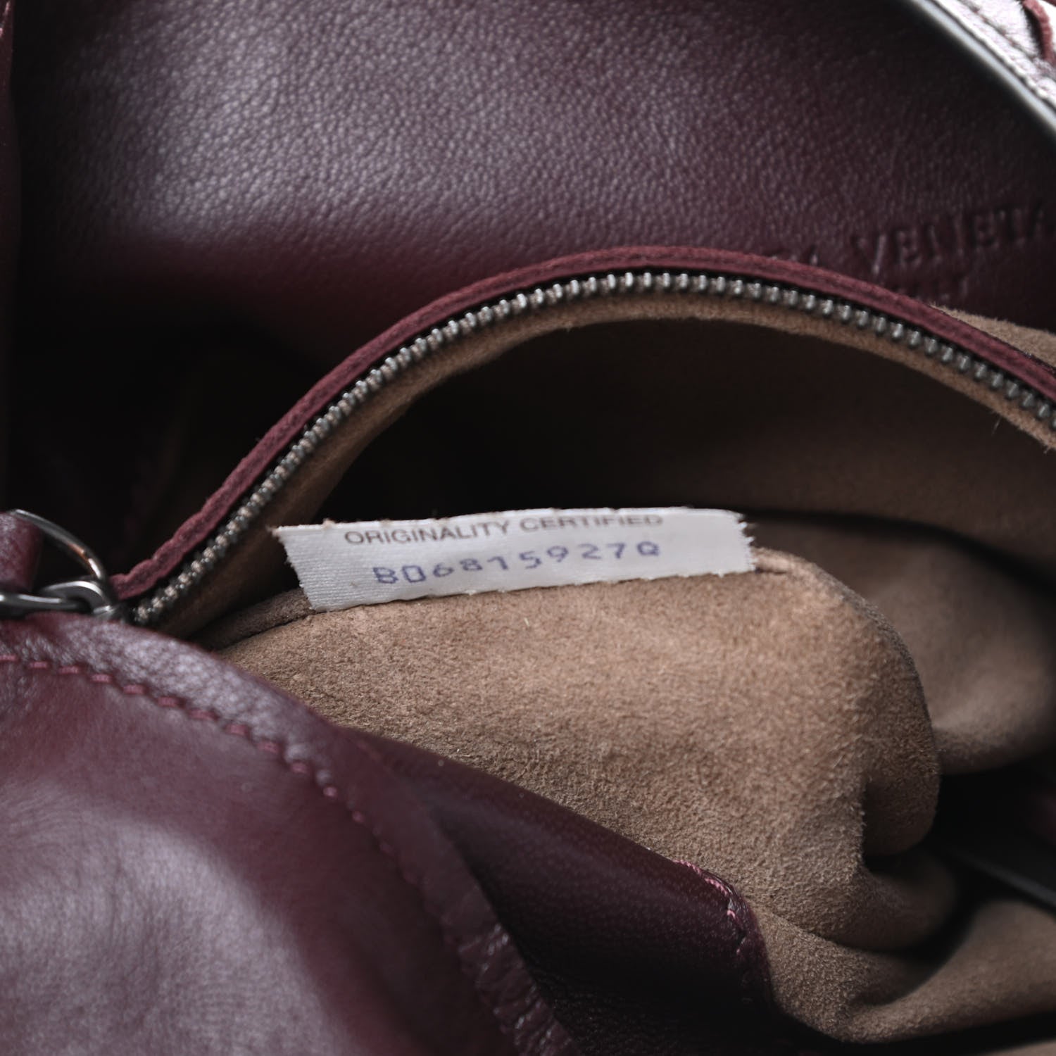Bottega Veneta Nappa Intrecciato Large Loop Dark Barolo 7 of 10