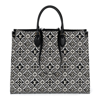 Louis Vuitton Jacquard Since 1854 Onthego GM Grey 1 of 13