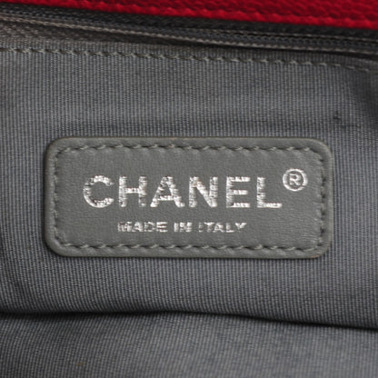 Chanel Caviar French Riviera Large Flap Red 6 of 9