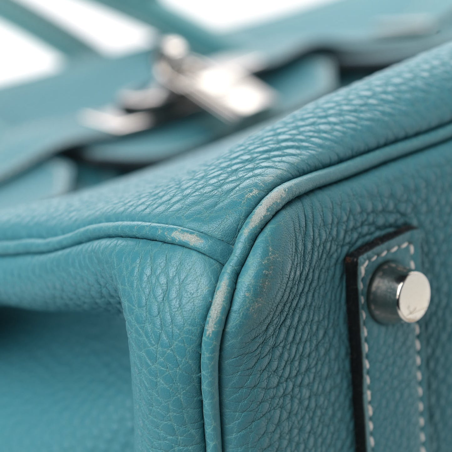 Togo Birkin 35 Blue Jean