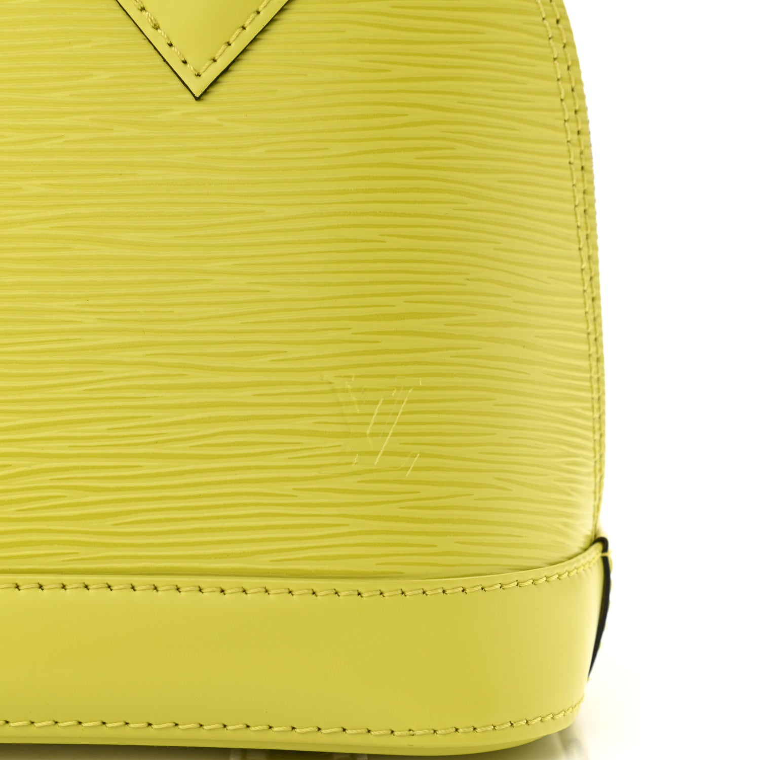 Louis Vuitton Epi Jacquard Alma BB Yellow Citron 7 of 10